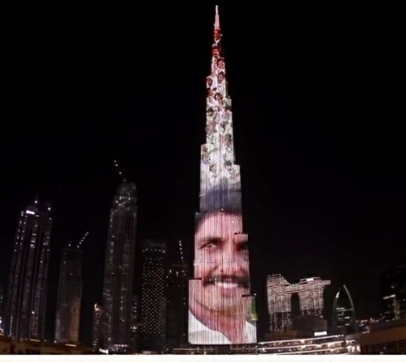 '83' trailer lights up Burj Khalifa.